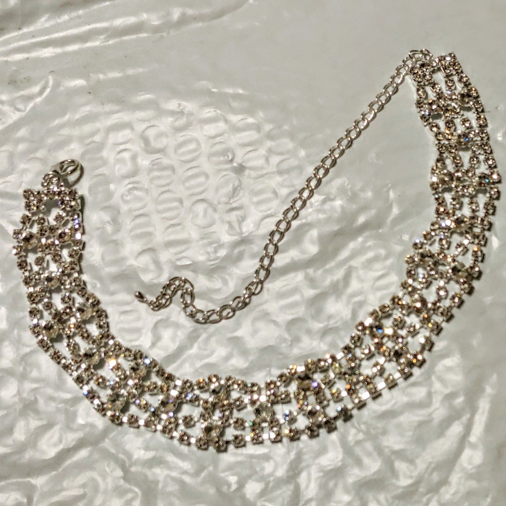 Rhinestone Choker Necklace